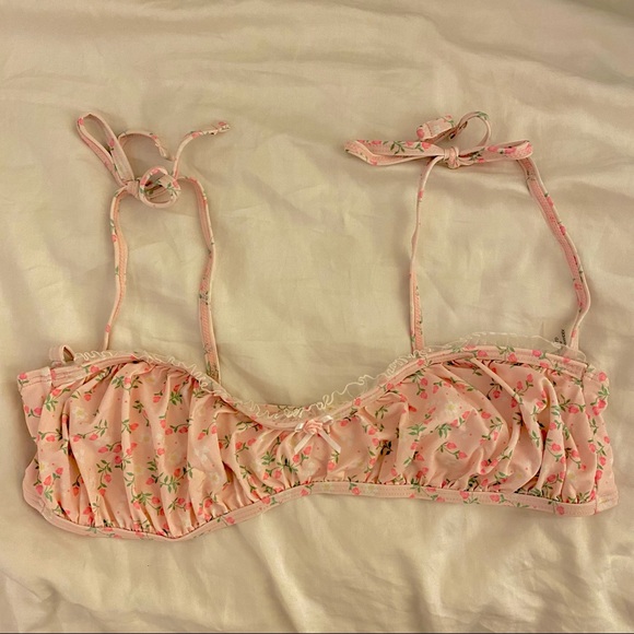 that’s so sabotage x 437 ditsy floral pink bikini set size small/med - Picture 3 of 5